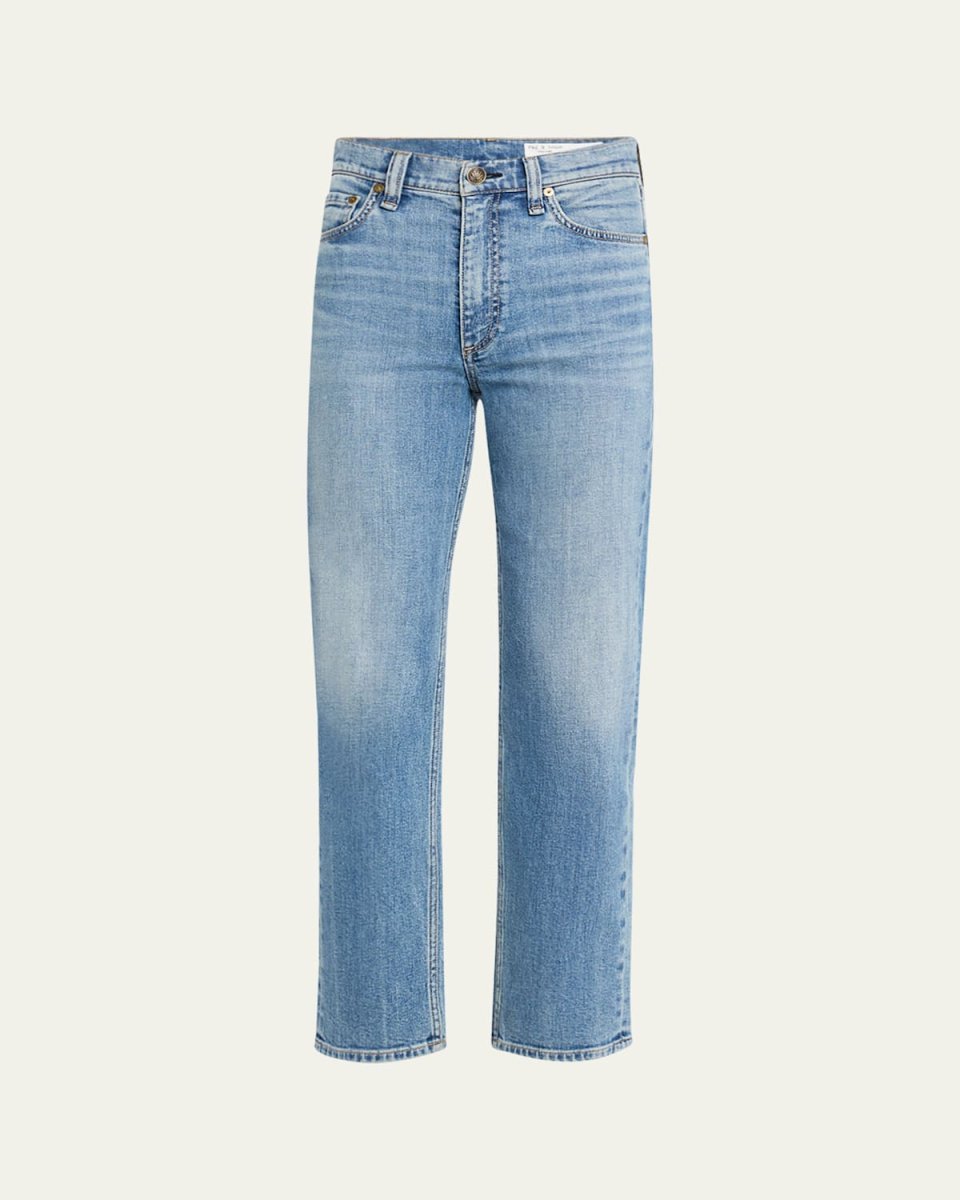 Harlow Mid-Rise Ankle Straight Jeans